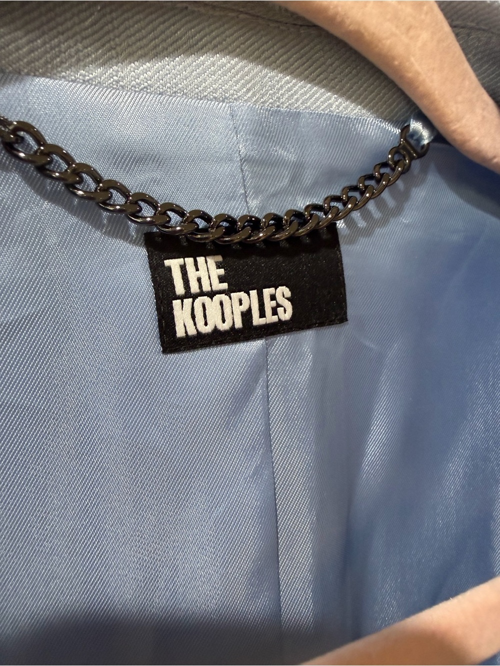 THE KOOPLES Loose-fit notched-collar woven blazer - Picture 6 of 8